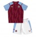 Aston Villa Replika Babykläder Hemma matchkläder barn 2023-24 Korta ärmar (+ Korta byxor)